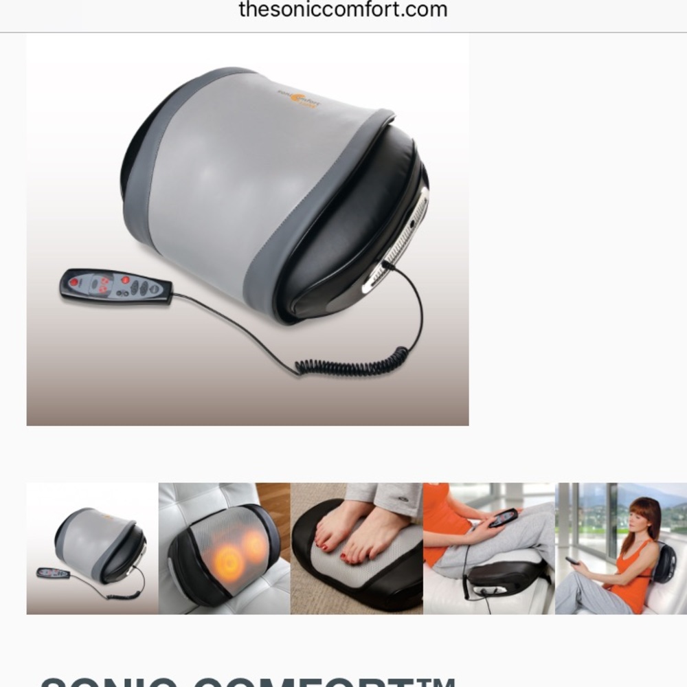 New personal massager with heat therapy option.